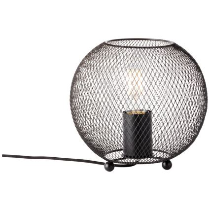 Brilliant - Eπιτραπέζιο φωτιστικό SOCO 1xE27/60W/230V μαύρο