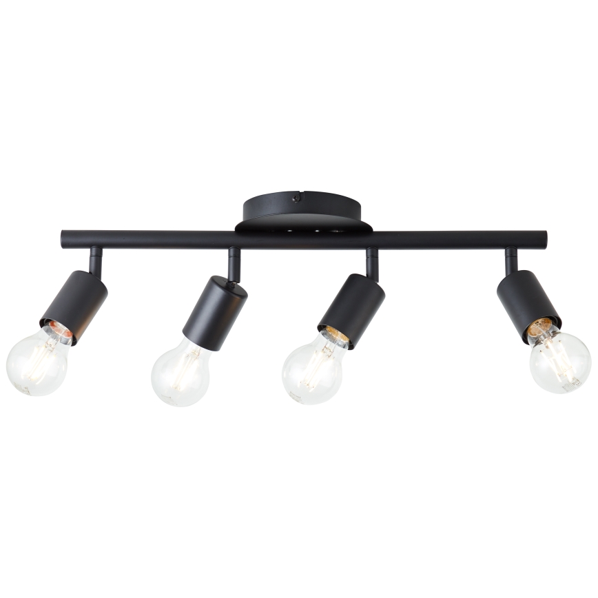 Brilliant - Φωτιστικό σποτ 4xE27/28W/230V μαύρο