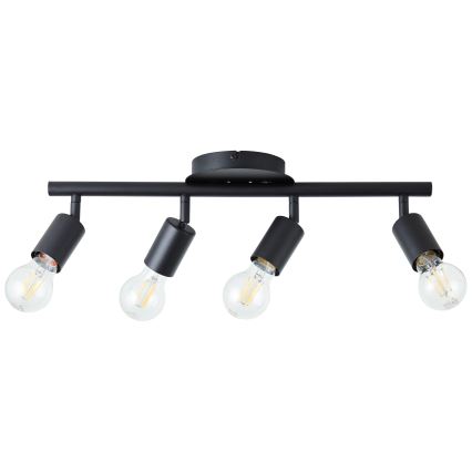 Brilliant - Φωτιστικό σποτ 4xE27/28W/230V μαύρο