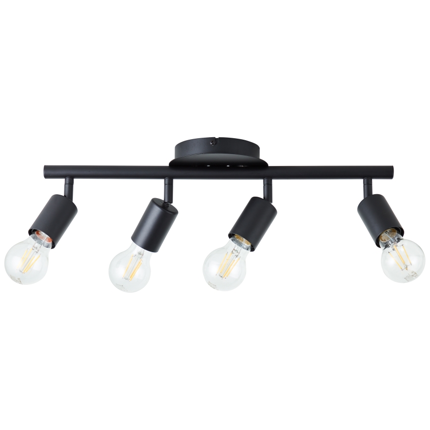 Brilliant - Φωτιστικό σποτ 4xE27/28W/230V μαύρο