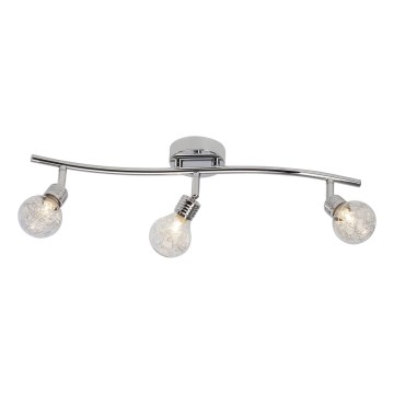 Brilliant - Φωτιστικό σποτ BULB 3xG9/28W/230V γυαλιστερό χρώμιο