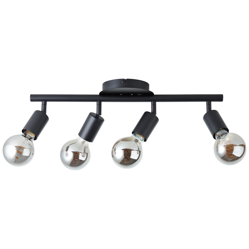 Brilliant - Φωτιστικό σποτ TIFFANY 4xE27/28W/230V μαύρο