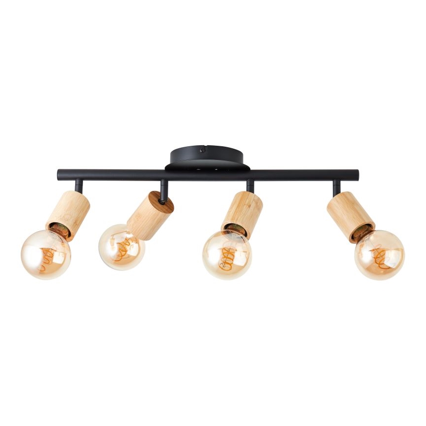 Brilliant - Φωτιστικό σποτ TIFFANY 4xE27/28W/230V μπαμπού