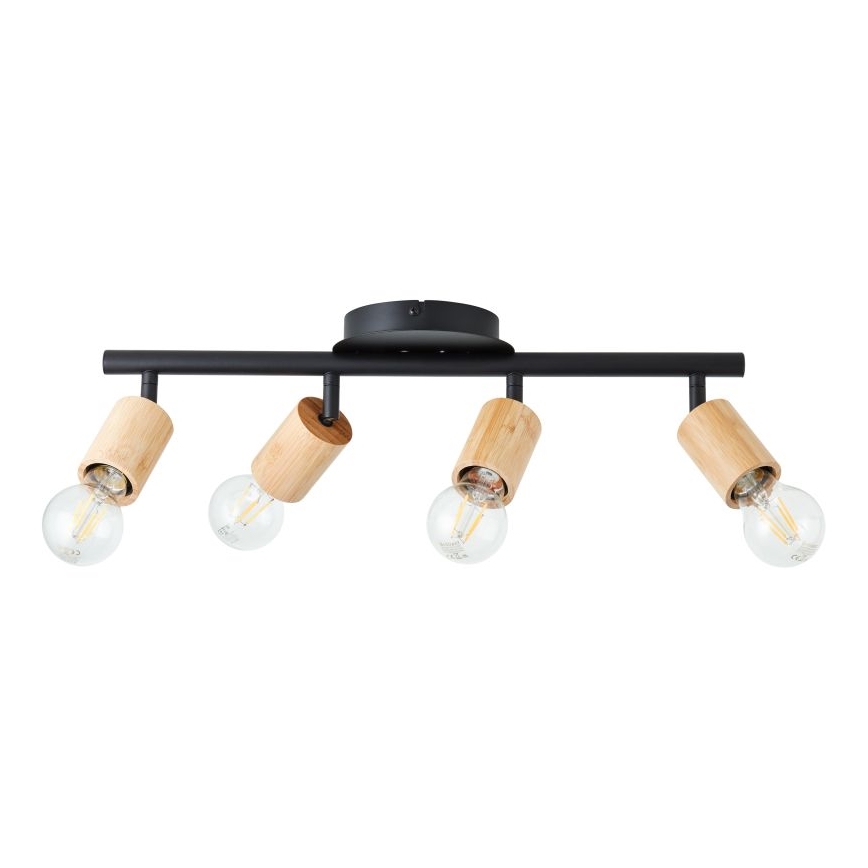 Brilliant - Φωτιστικό σποτ TIFFANY 4xE27/28W/230V μπαμπού