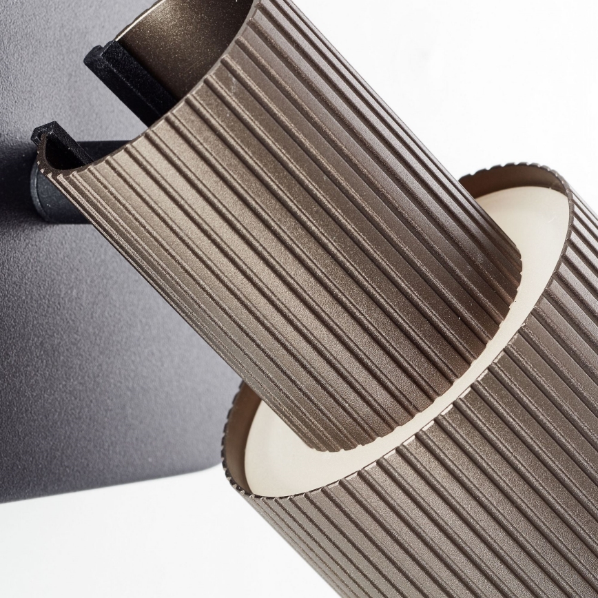 Brilliant - Φωτιστικό σποτ τοίχου LED CADIZ 1xGU10/5W/230V μπρονζέ