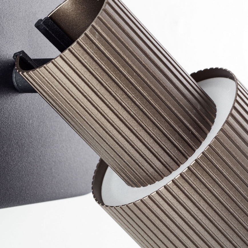 Brilliant - Φωτιστικό σποτ τοίχου LED CADIZ 1xGU10/5W/230V μπρονζέ