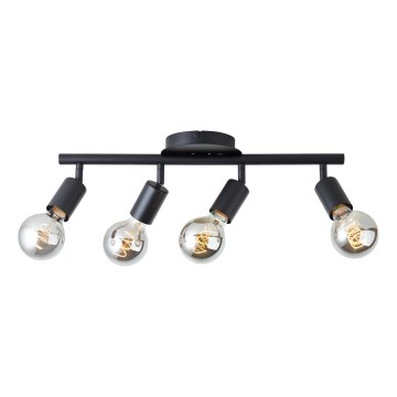 Brilliant - Φωτιστικό σποτ TIFFANY 4xE27/28W/230V μαύρο