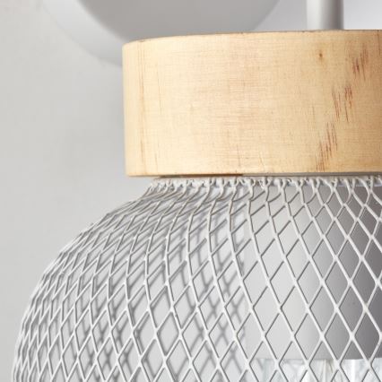 Brilliant - Φωτιστικό τοίχου GIADA 1xE27/40W/230V γκρι