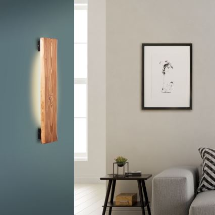 Brilliant - Φωτιστικό τοίχου LED FEINGOLD LED/8,5W/230V πεύκο