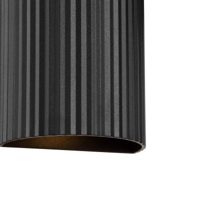 Brilliant - Φωτιστικό τοίχου UNDULA 2xGU10/10W/230V μαύρο