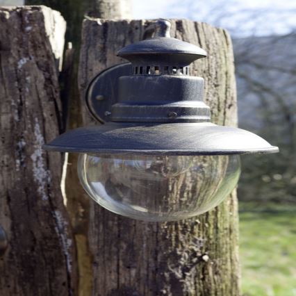 Brilliant - Φωτιστικό τοίχου εξωτερικού χώρου ARTU 1xE27/60W/230V IP44 πατίνα/χρυσό