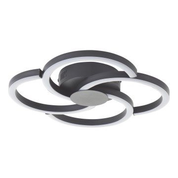 Brilliant - Φωτιστικό οροφής LED FICO LED/22W/230V διάμετρος 34 cm μαύρο