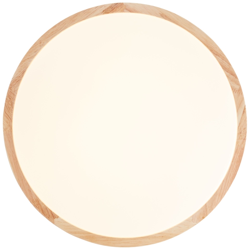 Brilliant - Φωτιστικό οροφής LED LASKOS LED/22W/230V, διάμετρος 38 cm, από ξύλο καουτσούκου