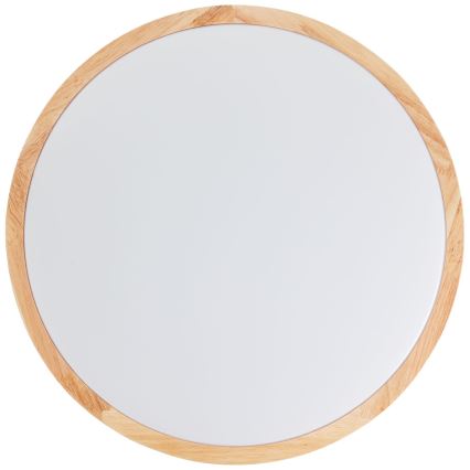 Brilliant - Φωτιστικό οροφής LED LASKOS LED/22W/230V, διάμετρος 38 cm, από ξύλο καουτσούκου