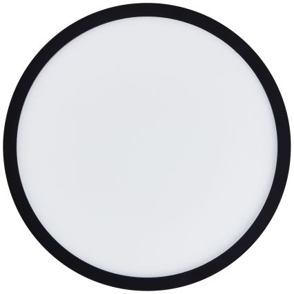 Brilliant - Φωτιστικό οροφής LED MILTON, 18 W, 230 V, διάμ. 29,3 εκ., μαύρο