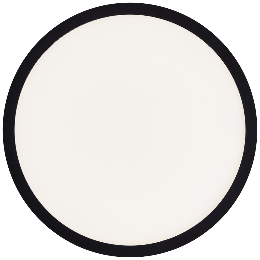 Brilliant - Φωτιστικό οροφής LED MILTON, 18 W, 230 V, διάμ. 29,3 εκ., μαύρο