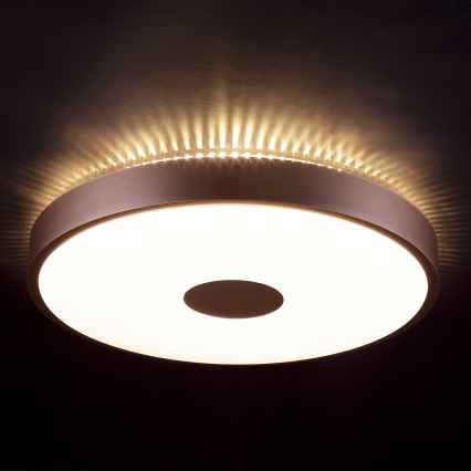 Brilliant - Φωτιστικό οροφής TAVIS LED/24W/230V, διάμετρος 44,5 εκ., ροζ χρυσό