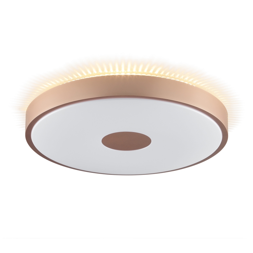 Brilliant - Φωτιστικό οροφής TAVIS LED/24W/230V, διάμετρος 44,5 εκ., ροζ χρυσό