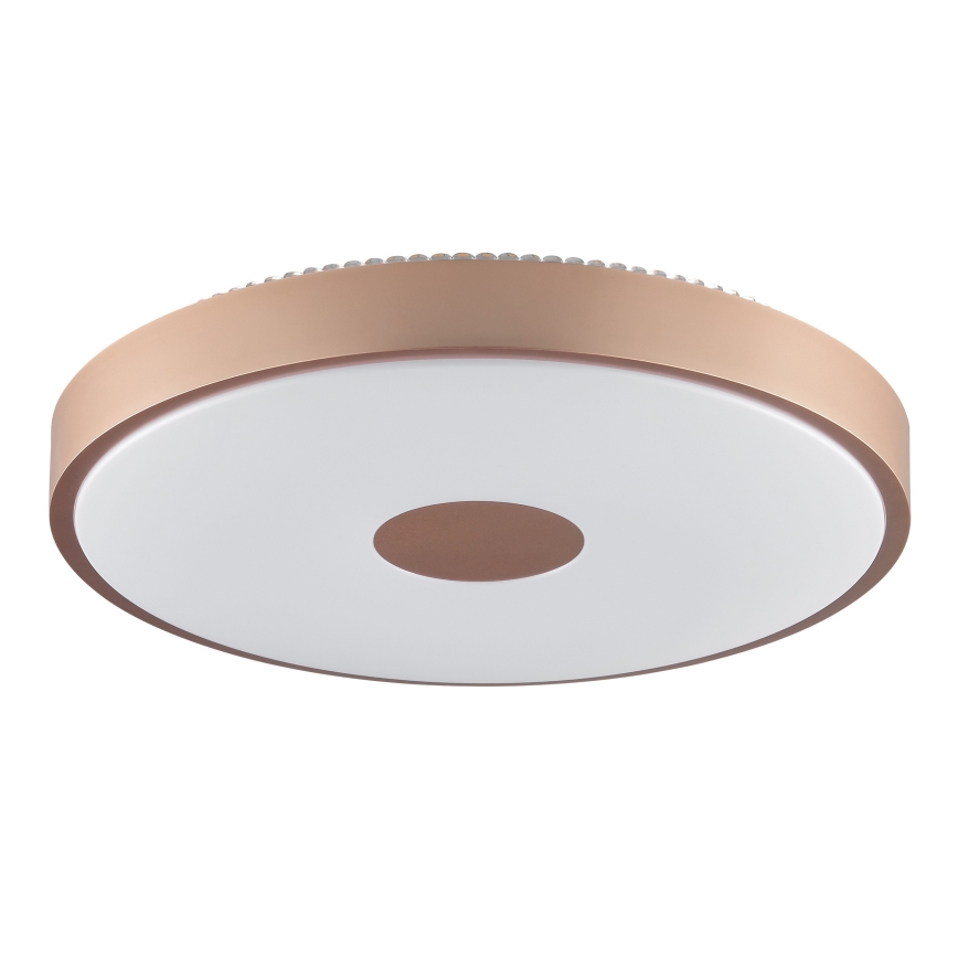Brilliant - Φωτιστικό οροφής TAVIS LED/24W/230V, διάμετρος 44,5 εκ., ροζ χρυσό