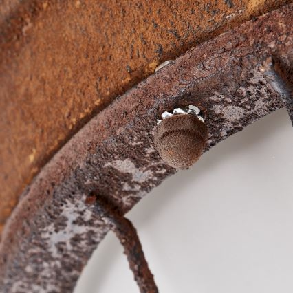 Brilliant - Φωτιστικό οροφής TYPHOON 2xE27/30W/230V κόκκινο-καφέ