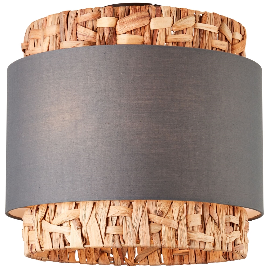 Brilliant - Φωτιστικό οροφής WATERLILLY 2xE27/60W/230V διάμετρος 35 cm γκρι