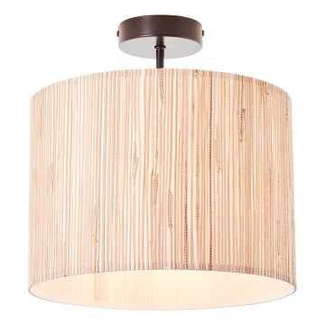Brilliant - Φωτιστικό οροφής WIMEA 1xE27/52W/230V Ø 30 cm μαύρο/μπεζ