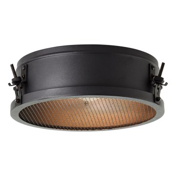 Brilliant - Φωτιστικό οροφής ZOIS 1xE27/28W/230V Ø 30 cm μαύρο