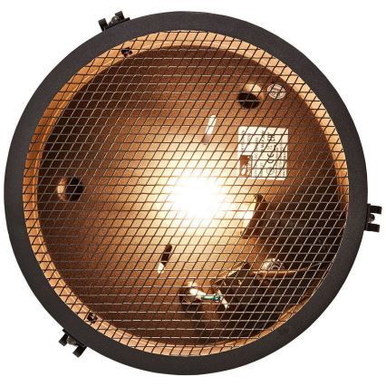 Brilliant - Φωτιστικό οροφής ZOIS 1xE27/28W/230V Ø 30 cm μαύρο