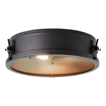 Brilliant - Φωτιστικό οροφής ZOIS 2xE27/28W/230V Ø 34 cm μαύρο