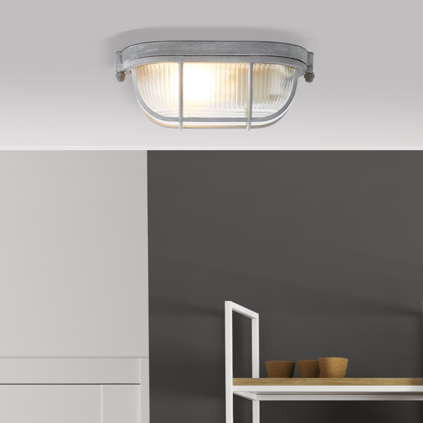 Brilliant - Φωτιστικό οροφής BOBBI 1xE27/40W/230V γκρι
