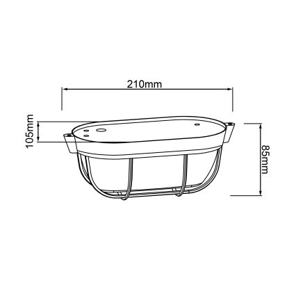 Brilliant - Φωτιστικό οροφής BOBBI 1xE27/40W/230V γκρι