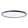 Brilliant - Φωτιστικό οροφής LED MILTON, 18 W, 230 V, διάμ. 29,3 εκ., μαύρο