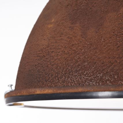 Brilliant - Κρεμαστό φωτιστικό με αλυσίδα JESPER GLAS 1xE27/60W/230V σε απόχρωση χαλκού