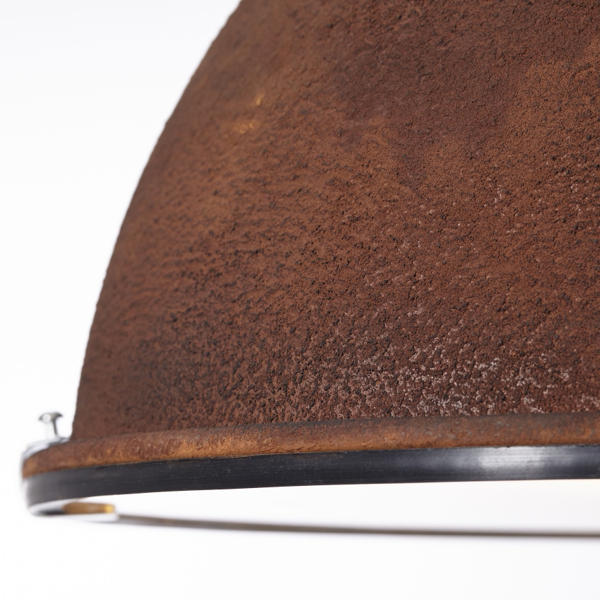 Brilliant - Κρεμαστό φωτιστικό με αλυσίδα JESPER GLAS 1xE27/60W/230V σε απόχρωση χαλκού