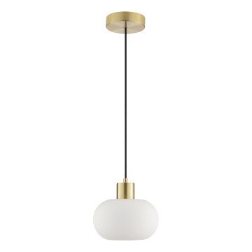 Brilliant - Κρεμαστό φωτιστικό με καλώδιο FANNY 1xE27/20W/230V διάμετρος 22 εκ. σε ορείχαλκο
