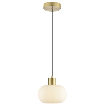 Brilliant - Κρεμαστό φωτιστικό με καλώδιο FANNY 1xE27/20W/230V διάμετρος 22 εκ. σε ορείχαλκο