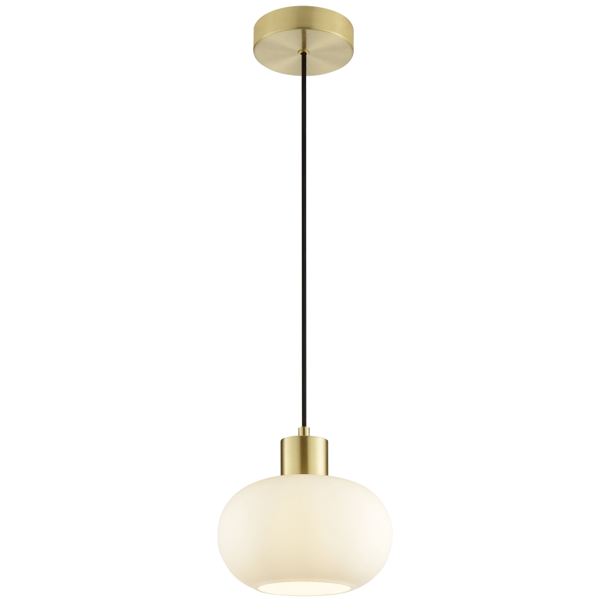 Brilliant - Κρεμαστό φωτιστικό με καλώδιο FANNY 1xE27/20W/230V διάμετρος 22 εκ. σε ορείχαλκο
