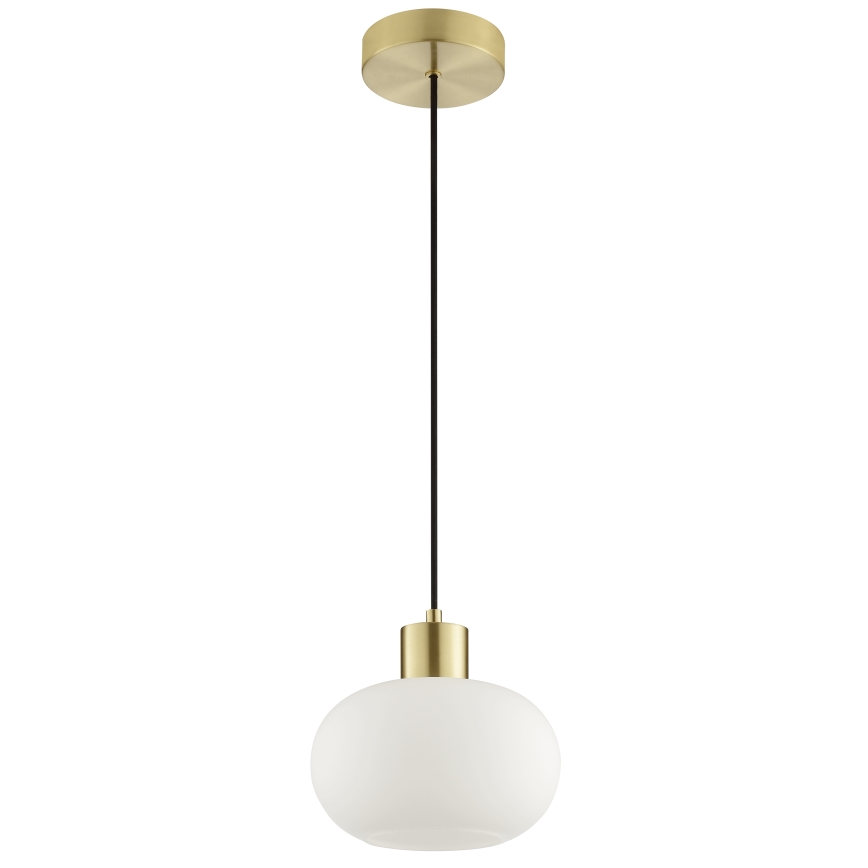 Brilliant - Κρεμαστό φωτιστικό με καλώδιο FANNY 1xE27/20W/230V διάμετρος 22 εκ. σε ορείχαλκο