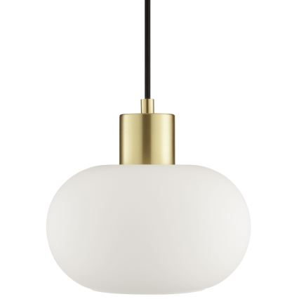 Brilliant - Κρεμαστό φωτιστικό με καλώδιο FANNY 1xE27/20W/230V διάμετρος 22 εκ. σε ορείχαλκο