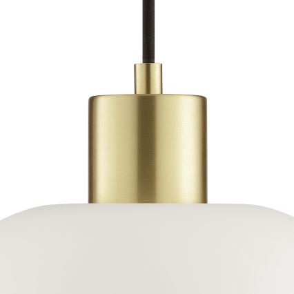 Brilliant - Κρεμαστό φωτιστικό με καλώδιο FANNY 1xE27/20W/230V διάμετρος 22 εκ. σε ορείχαλκο