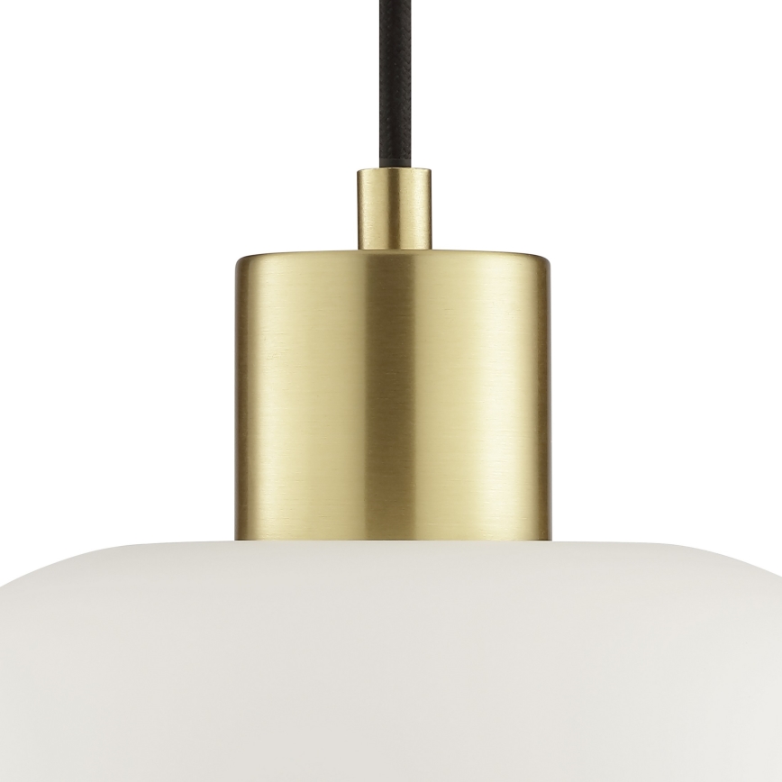 Brilliant - Κρεμαστό φωτιστικό με καλώδιο FANNY 1xE27/20W/230V διάμετρος 22 εκ. σε ορείχαλκο