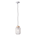 Brilliant - Κρεμαστό φωτιστικό με καλώδιο GIADA 1xE27/40W/230V διάμ. 16 εκ. γκρι