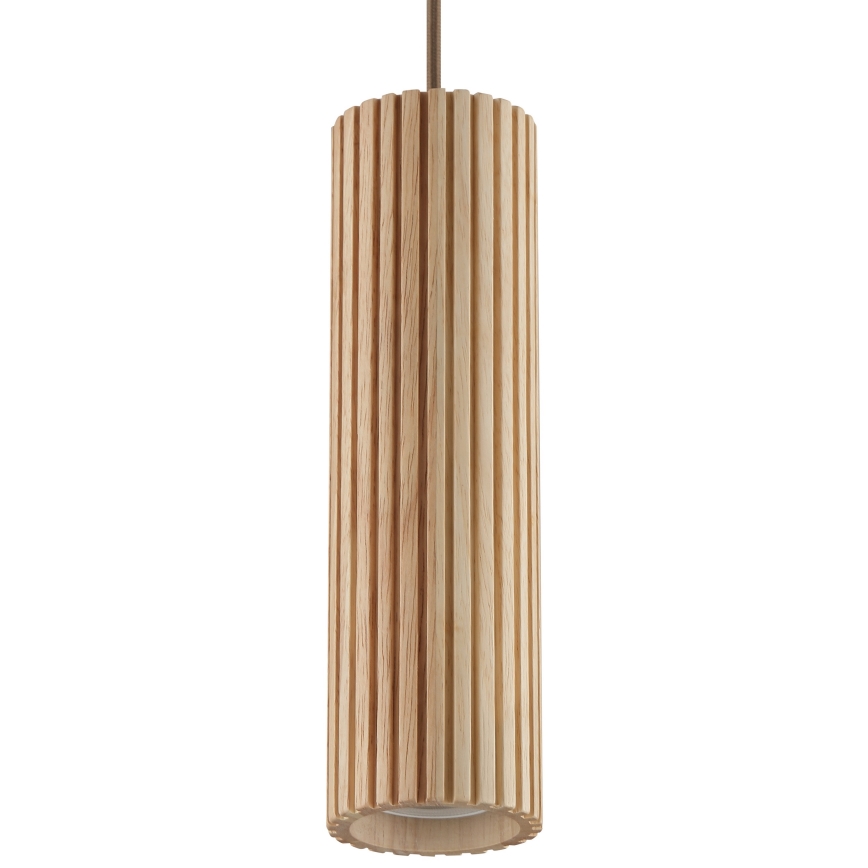 Brilliant - Κρεμαστό φωτιστικό με καλώδιο LAKEWOOD 1xGU10/10W/230V Ø 10 cm καφέ
