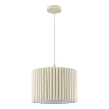 Brilliant - Κρεμαστό φωτιστικό με καλώδιο VELIN 1xE27/20W/230V Ø 35 cm εκρού