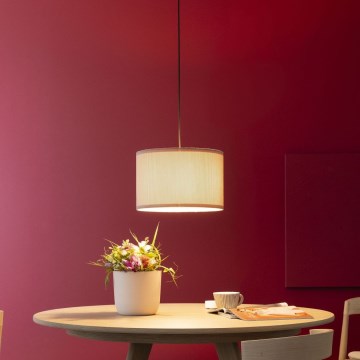 Brilliant - Κρεμαστό φωτιστικό οροφής TONY 1xE27/20W/230V διάμετρος 35 cm καφέ