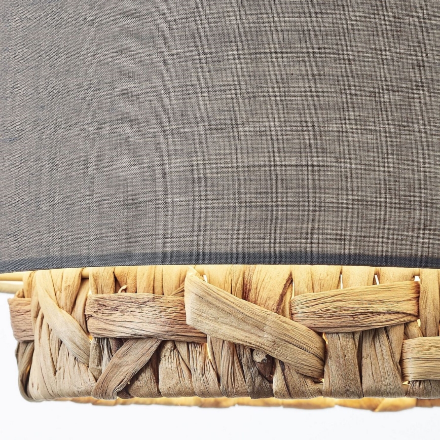 Brilliant - Κρεμαστό φωτιστικό οροφής WATERLILLY 3xE27/60W/230V γκρι