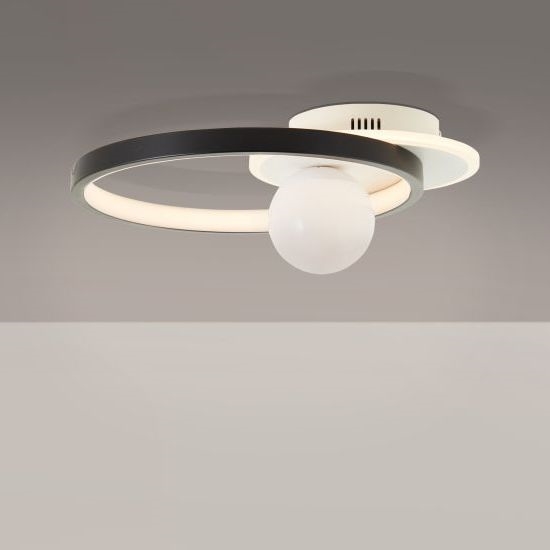 Brilliant - LED Dimmable φωτιστικό οροφής ATLANTA LED/24W/230V μαύρο/λευκό