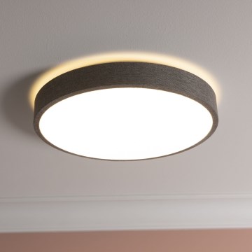 Brilliant - LED Dimmable φωτιστικό οροφής FILIZ LED/24W/230V διάμετρος 38,5 cm γκρι