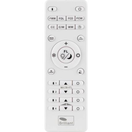 Brilliant - LED Dimmable φωτιστικό οροφής LAURICE LED/24W/230V 2700-6500K + τηλεχειριστήριο