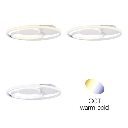 Brilliant - LED Dimmable φωτιστικό οροφής RUNDA LED/50W/230V 3000-6500K λευκό + τηλεχειριστήριο